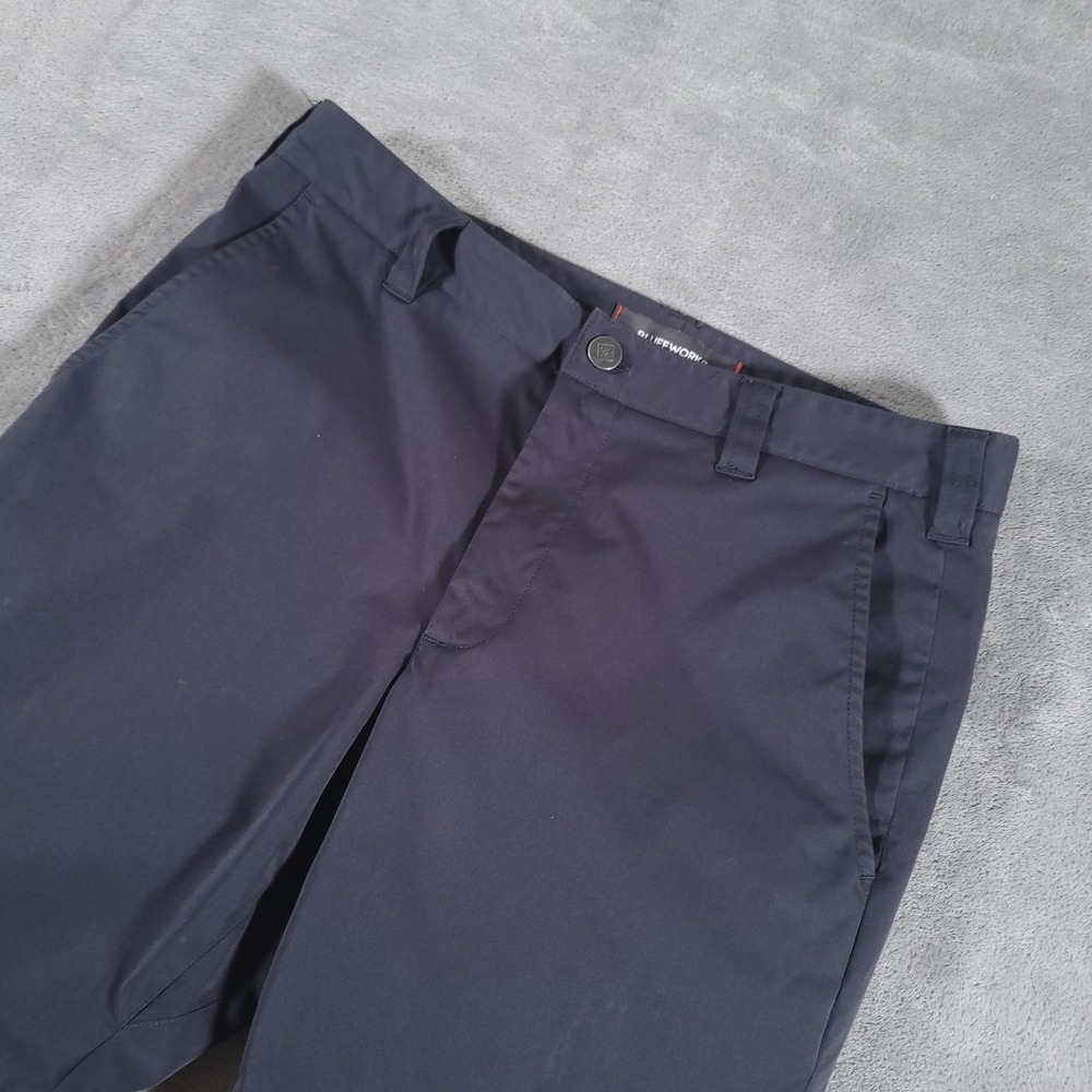 Bluffworks Pants Mens 31x30 Dark Gray Tailored Fit Chino Travel Performance